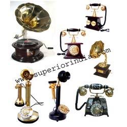 Manufacturers Exporters and Wholesale Suppliers of Antique Gramophone Antique Telephone Wooden Gramophone delhi Delhi